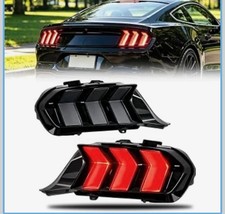 LED Tail Lights, Smoke Lens, Direct Replacement for 2024-2026 Ford Mustang picture