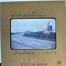 1958 Dallas Texas Skyline Highway Texas Bank Billboard Vintage Kodachrome Slide picture