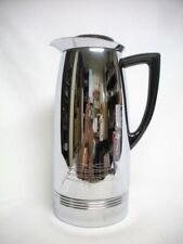 Mid Century Chrome Pitcher Thermos Carafe Landers, Frary & Clark #6820 Mint Deco picture