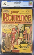 Young Romance #1 CGC 0.5 ~ 1947 ~ COMPLETE ~ 1st Romance ~ Kirby & Simon cover picture