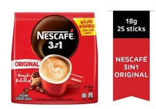 NESCAFÉ 3in1 Original Sticks 50x 18g Each - Premium Coffee, Instant Black Coffee picture