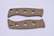 Custom Canvas Micarta Handles for Benchmade Fixed Adamas 375 picture