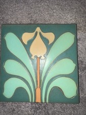 2004 Van Brugge Floral Tile, 6” X 6” picture