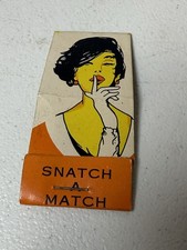 Vintage Snatch A Match Adult Novelty Matchbook Pop Up 1960s Taiwan picture