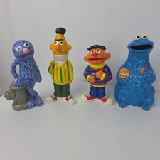 4 Vintage 1976 Gorham Ceramic Sesame Street Figures picture