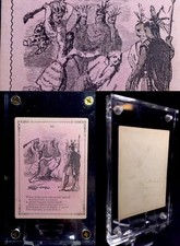 c1850 Antique Playing Cards American History Original Parlor Game Scarce Single picture