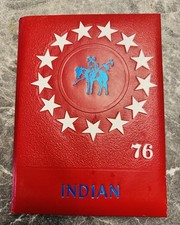 Vintage 1976 “Indian” Shattuck High School Oklahoma Yearbook picture
