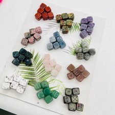 100pcs A+Wholesale Mix Natural Quartz Crystal Carved Reiki Skull Game Gifts picture