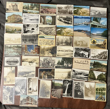 Vintage Oregon Postcards Lot of 50+ Has RPPC's Beaches Bridges Hotels Rivers - D picture