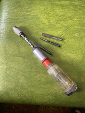 Vintage Stanley Yankee Handyman 233H Push Drill Screwdriver with 3 Bits - USA picture