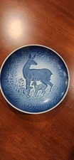 Vintage Mother’s Day Copenhagen Porcelain Deer 1975 Decorative Plate,  picture