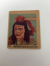 1933 W.S. Indian Gum #76 picture