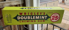 Vtg Wrigley’s Spearmint Gum Box Sign 36” Large Store Display Advertising Decor picture