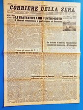 CORRIERE DELLA SERA 22 JANUARY 1950 CHURCHILL - FIBENEL - HELSINKI - SAAR picture