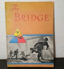 Rare 1945 WWII Remagen Assault 9th Armored Division Theater Printed Giessel picture