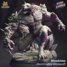 BloodClaw Abominable werewolf miniature - DM Stash - DnD miniatures - RPG picture