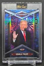 2025 Wild Card Alumination Donald Trump 45/47 Blue Star 1/25 #FW-BC-SR-DT3 picture