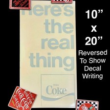 1960s-1970s Coca-Cola Original Decal for Cavalier Coke Machine Vintage MEYERCORD picture