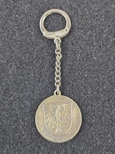 Keychain - Vintage Frankfurt Am Main German Metal Souvenir picture