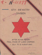 54 Page Historical Report Luzon Campaign 6th Infantry Division on Data CD picture