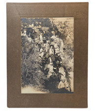 Vintage 1928 Kolb Brothers Grand Canyon Mule Trail Original Photo Paper Frame picture