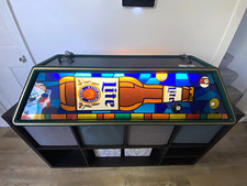 Vintage 1992 Miller Lite Beer Billiards Hanging Pool Table Light Bar Sign 48” picture