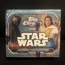 2025 Topps Chrome Star Wars Trading Cards Hobby Box 10 Packs NEW SEALED picture