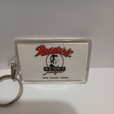 Vtg Roasters Kenny Rogers Roasted Chicken Advertising Keychain Tag  picture