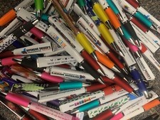 Lot Of 500 Misprinted  Random Pens picture