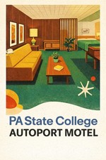 Retro PA State College Autoport Motel Poster π - 16x24β Hi-Resπ Print - picture
