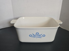 Vtg Corning Ware Blue Cornflower 1.5 Qt Casserole Dish P‑4‑B Very Good Cond picture
