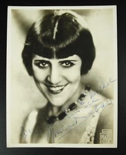 Photograph Autograph Marie Dubas 30 Studio Piaz singer of music hall picture