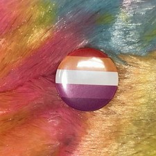 Lesbian Pride Flag Pin Button Badge picture