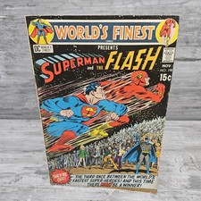 World's Finest #198 Comic Superman Vs Flash Bronze Age picture