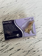 RSPB Interest NOCTULE BAT Conservation BIRD Enamel pin badge still sealed design picture