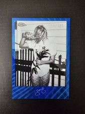 Topps Chrome x Jennie Monochrome Mementos MM10 Blue Wave Refractor /125 picture