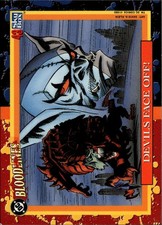 1993 SkyBox DC Comics Bloodlines #43 Devils Face Off picture