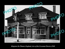 Kingston On Thames England The Cocoanut Tavern c1940 Old Large Historic Photo picture