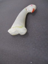 ANTIQUE JADE KNIFE DAGGER HILT HANDLE BIRD SHAPE . picture