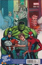 The Avengers 36 2014 Sean Chen Stomp Out Bullying 1 in 10 Incentive Variant NM picture