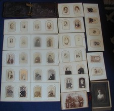 75 Antique Family Portrait Photos Genealogy Named Stearns Pratt Late 1800's 1900 picture