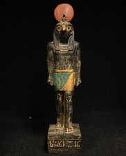 Authentic Ancient Egyptian Antique Rare God Horus Statue Figurine BC picture
