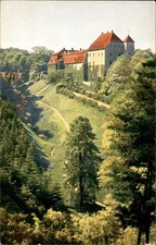 Vintage Schloss Siebeneichen Meissen Germany Postcard Lumiere Color Castle picture