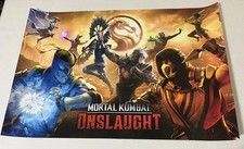 Mortal Kombat Onslaught Poster 24” x 36” Rare picture
