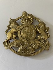 Vintage Solid Brass Virginia Metalcrafters Kings Arms Trivet 1953 picture