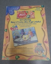 Spongebob Squarepants  X-Treme Jell-o House Party Print Ad 2002 4 Page  picture