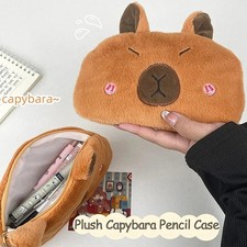 1 pc Cute Capybara Plush Pencil Case – Large Capacity Pen & Cosmetic Pouch picture