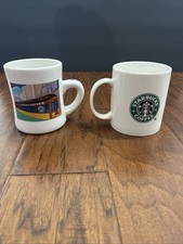 Starbucks Barista Collection Coffee Mugs Set of 2 Storefront & Logo picture