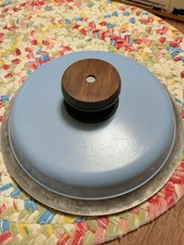 Vintage KF Kitchen Fair Cast Aluminum Blue 6.5