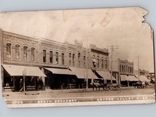 c1909 North Broadway St Browns Valley Minnesota MN Street View RPPC Real Photo picture